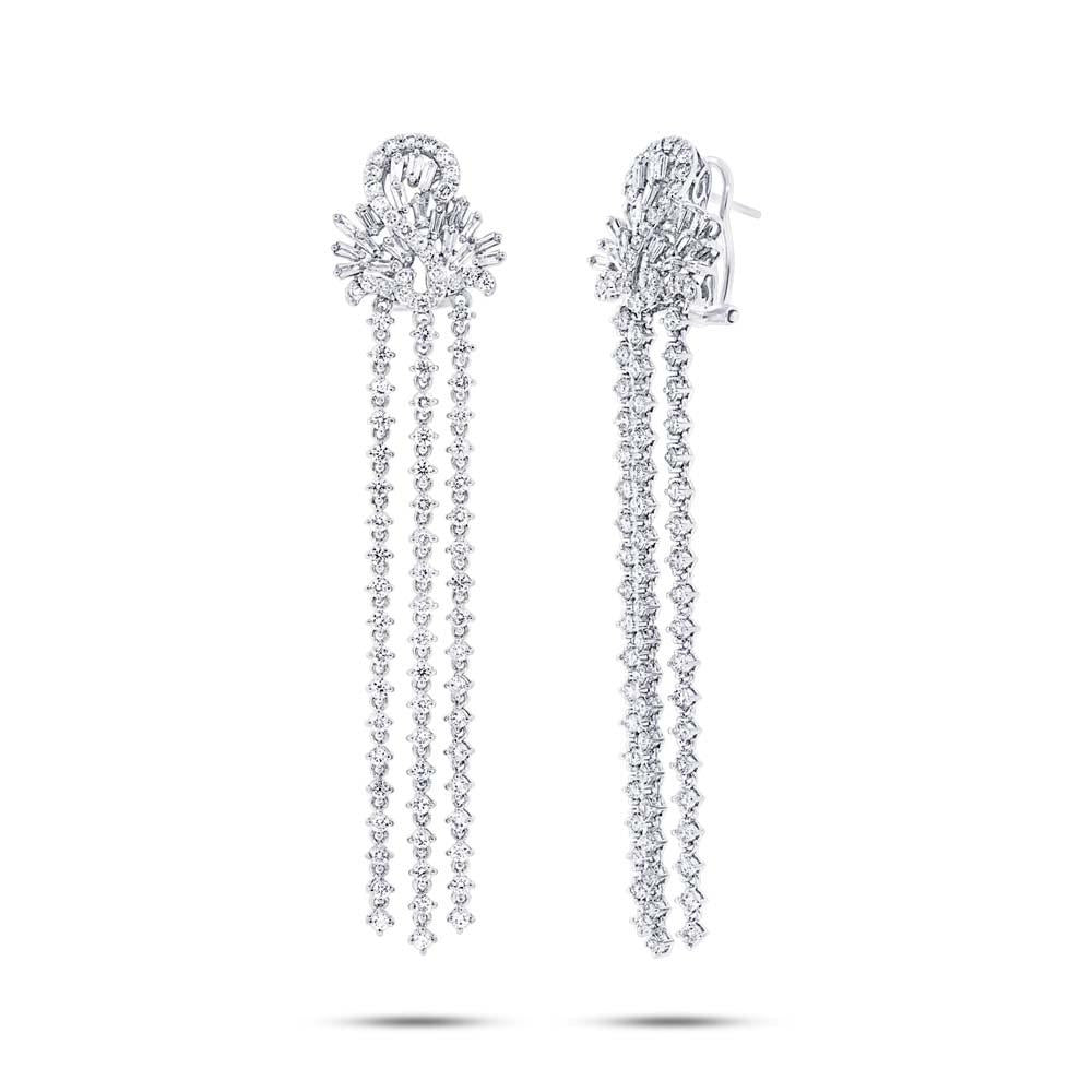 5.11CT DIAMOND CHANDELIER EARRING