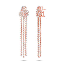 Load image into Gallery viewer, 5.11CT DIAMOND CHANDELIER EARRING
