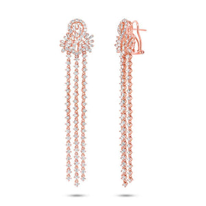 5.11CT DIAMOND CHANDELIER EARRING