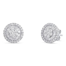 Load image into Gallery viewer, 1.23CT DIAMOND BAGUETTE STUD EARRING
