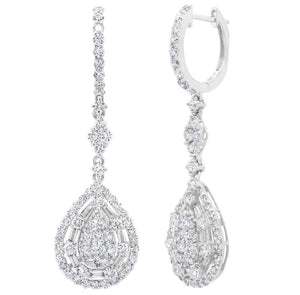 2.63CT DIAMOND EARRING