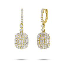 Load image into Gallery viewer, 1.85CT DIAMOND BAGUETTE EARRING
