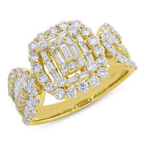 1.82CT DIAMOND BAGUETTE RING