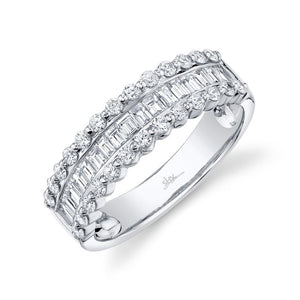 0.93CT DIAMOND BAGUETTE BAND