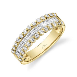 0.93CT DIAMOND BAGUETTE BAND