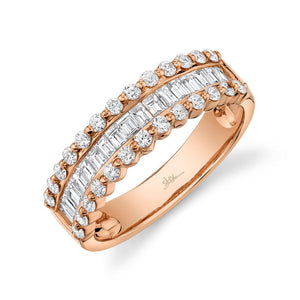 0.93CT DIAMOND BAGUETTE BAND