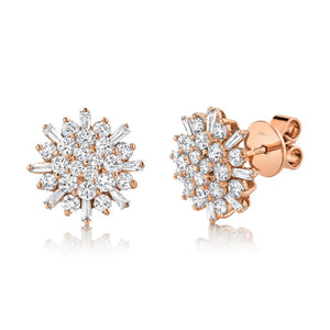 1.87CT DIAMOND STUD EARRING