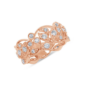 1.26CT DIAMOND LEAF RING