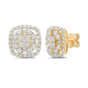 1.95CT DIAMOND STUD EARRING