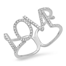 Load image into Gallery viewer, 0.20CT DIAMOND &quot;LOVE&quot; RING
