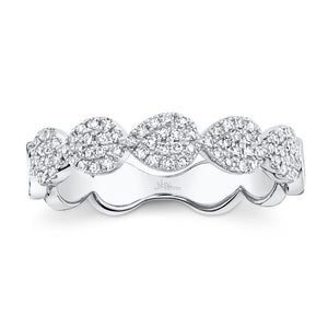 0.25CT DIAMOND PAVE RING