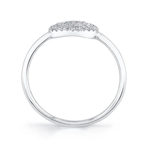 0.17CT DIAMOND PAVE RING