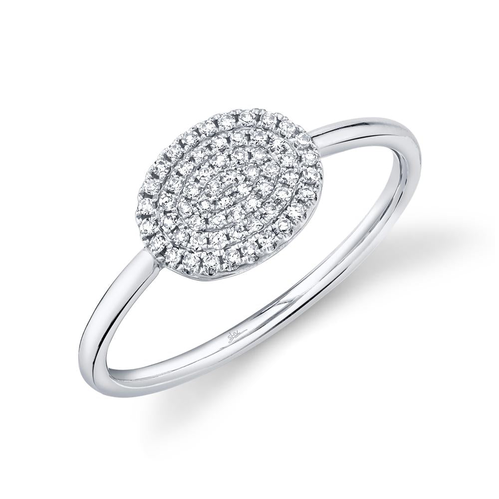 0.17CT DIAMOND PAVE RING