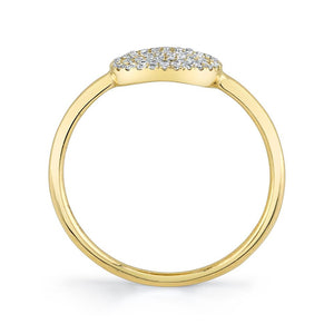 0.17CT DIAMOND PAVE RING