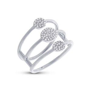 0.20CT DIAMOND PAVE RING