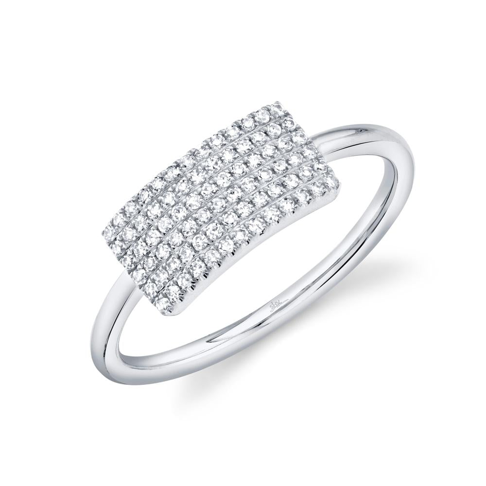 0.21CT DIAMOND PAVE RING