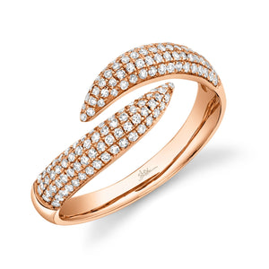 0.43CT DIAMOND PAVE RING