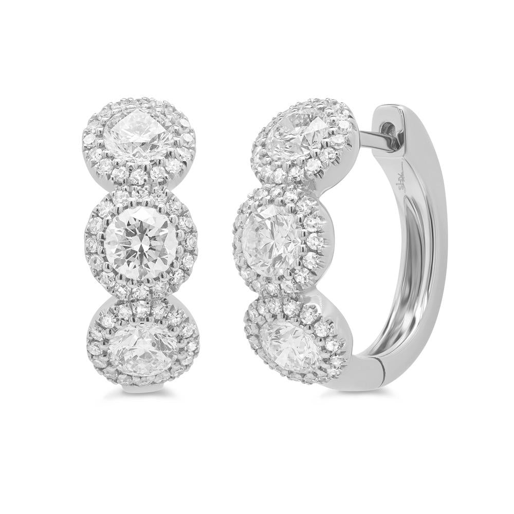 1.50CT DIAMOND HUGGIE EARRING