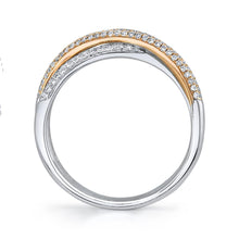 Load image into Gallery viewer, 0.50CT DIAMOND BRIDGE RING
