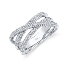 Load image into Gallery viewer, 0.50CT DIAMOND BRIDGE RING
