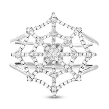 Load image into Gallery viewer, 0.32CT DIAMOND SPIDER WEB RING
