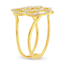 Load image into Gallery viewer, 0.32CT DIAMOND SPIDER WEB RING
