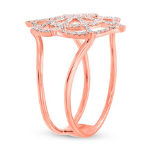 Load image into Gallery viewer, 0.32CT DIAMOND SPIDER WEB RING
