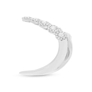 0.58CT DIAMOND "V" RING