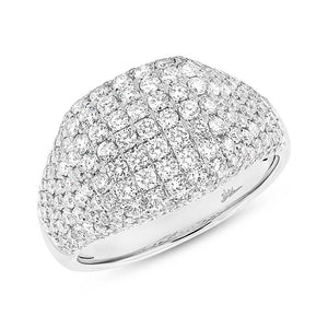 1.74CT DIAMOND PAVE RING