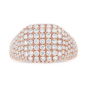 1.74CT DIAMOND PAVE RING