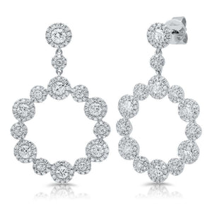 2.07CT DIAMOND EARRING