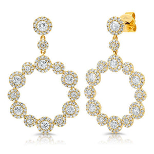 2.07CT DIAMOND EARRING