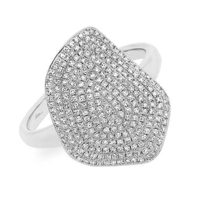 0.57CT DIAMOND PAVE RING