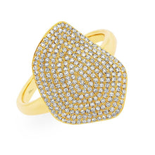 Load image into Gallery viewer, 0.57CT DIAMOND PAVE RING
