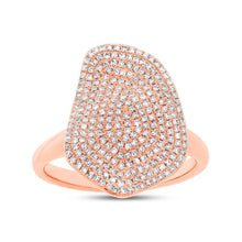 Load image into Gallery viewer, 0.57CT DIAMOND PAVE RING
