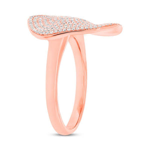 0.57CT DIAMOND PAVE RING