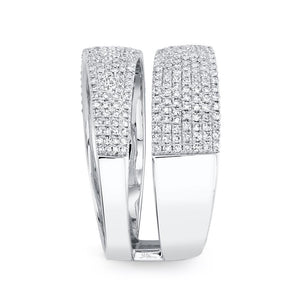 0.81CT DIAMOND PAVE RING