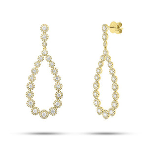 3.01CT DIAMOND EARRING