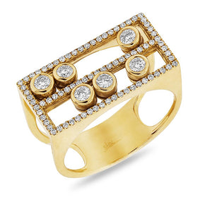 0.48CT DIAMOND SLIDER RING