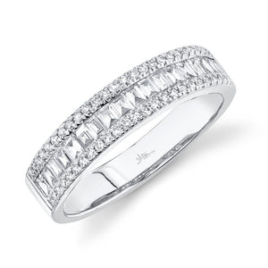 0.55CT DIAMOND BAGUETTE BAND