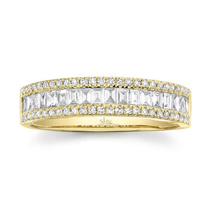 0.55CT DIAMOND BAGUETTE BAND