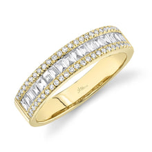 Load image into Gallery viewer, 0.55CT DIAMOND BAGUETTE BAND
