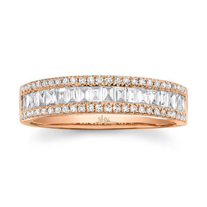 0.55CT DIAMOND BAGUETTE BAND