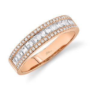 0.55CT DIAMOND BAGUETTE BAND