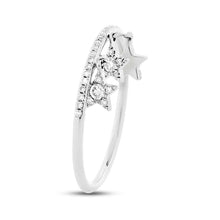 Load image into Gallery viewer, 0.19CT DIAMOND STAR RING
