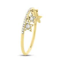 Load image into Gallery viewer, 0.19CT DIAMOND STAR RING
