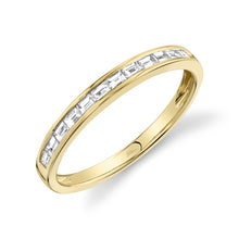 Load image into Gallery viewer, 0.30CT DIAMOND BAGUETTE BAND
