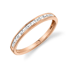 Load image into Gallery viewer, 0.30CT DIAMOND BAGUETTE BAND
