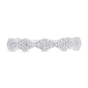 0.17CT DIAMOND PAVE RING