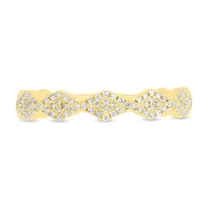 0.17CT DIAMOND PAVE RING